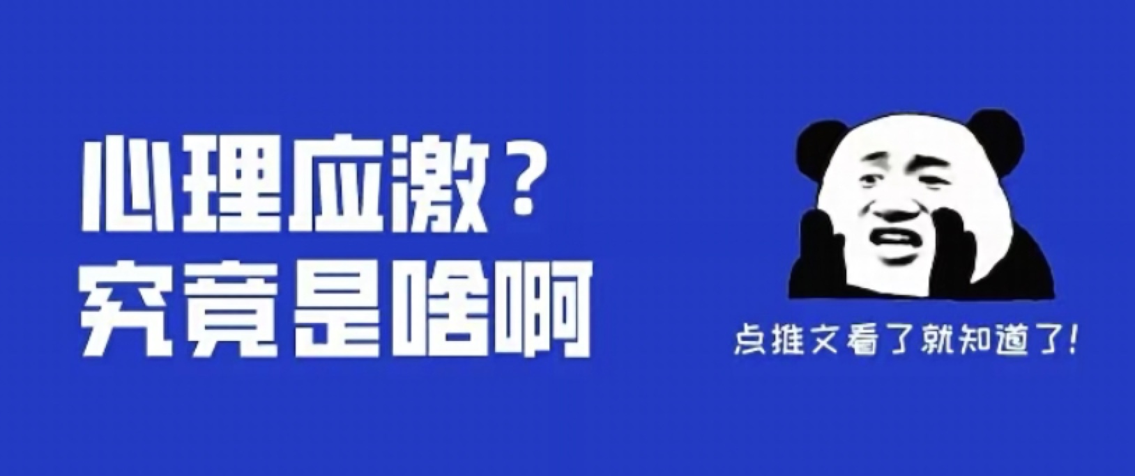 “应激” 是什么？